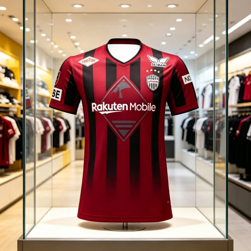 Camisa de Futebol Masculina Vissel Kobe 2026 Fashion Nova, Camiseta de Torcedor de Futebol, Roupa Esportiva de Secagem Rápida e Respirável, Camisetas para Família e Crianças
