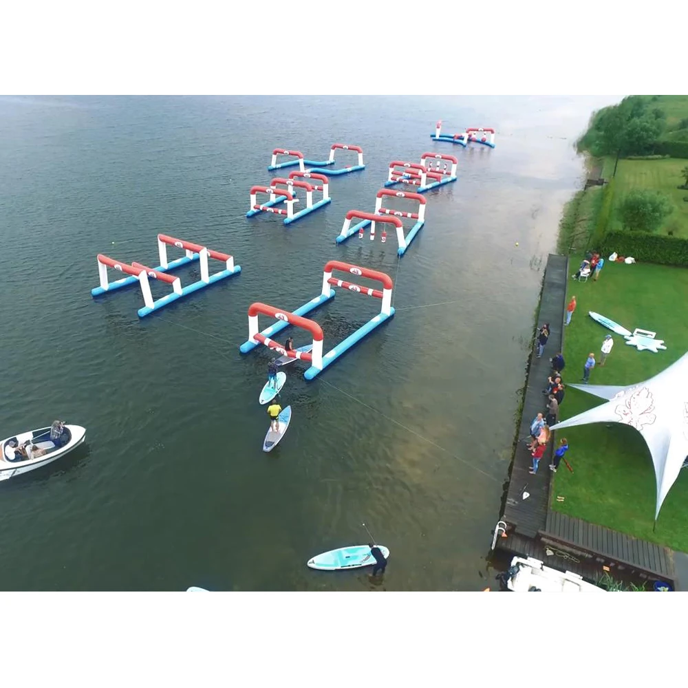 Inflatable SUP Cross Inflatable Water Sport Floating Obstacle Cross Inflatable SUP Obstacle