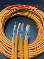 5M XLPE New Energy cable Radiation protection 13 15 11 9 7 6 4 3AWG Electric vehicle charging pile high voltage shielding cable