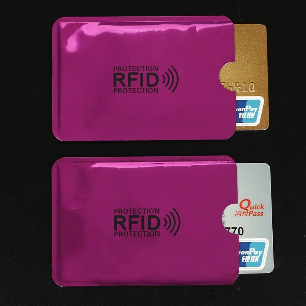 알루미늄 RFID 카드홀더 스마트 리더 잠금 장치, 안전 여권 보호대 슬리브, 도난 방지 보호 케이스 커버, 5 개