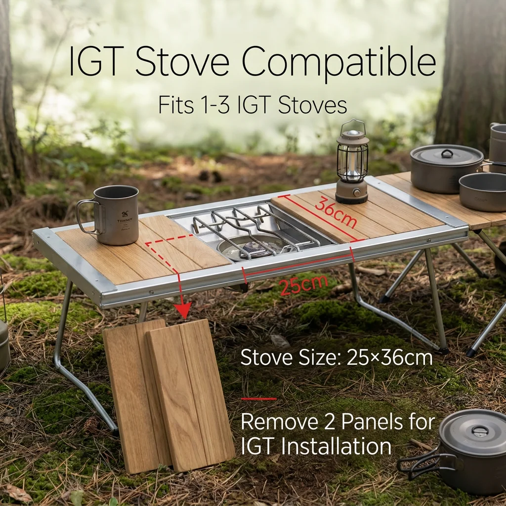 Glamping Outdoor Klapptisch IG – Outdoor Furniture Teak Wood Bewertung und Preis