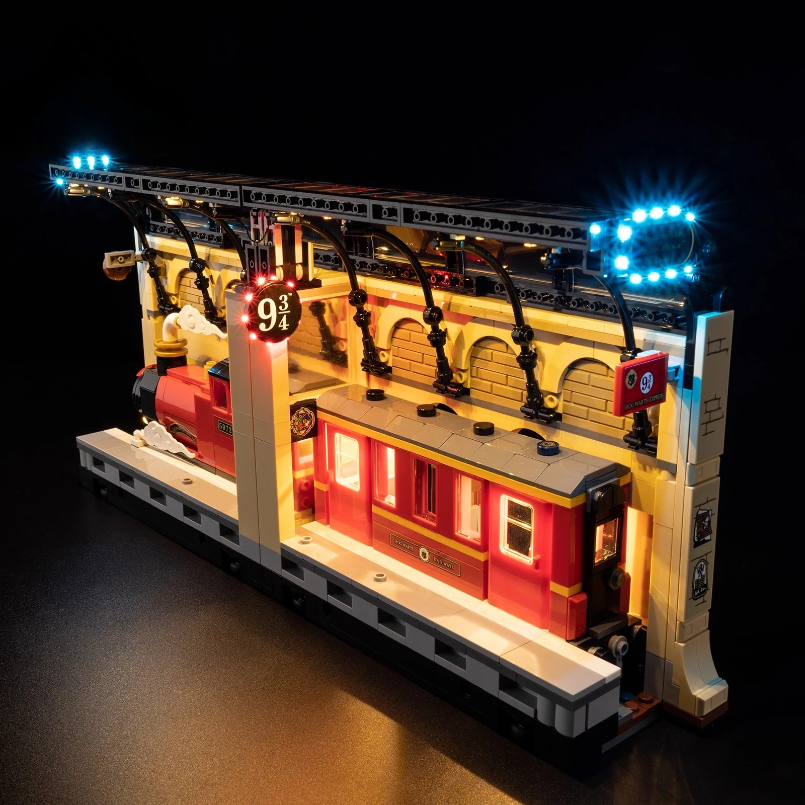Conjunto de iluminação LED sem modelo adequado para LEGO Harry Book Nook: Hogwarts Express 76450 (não inclui blocos de construção)