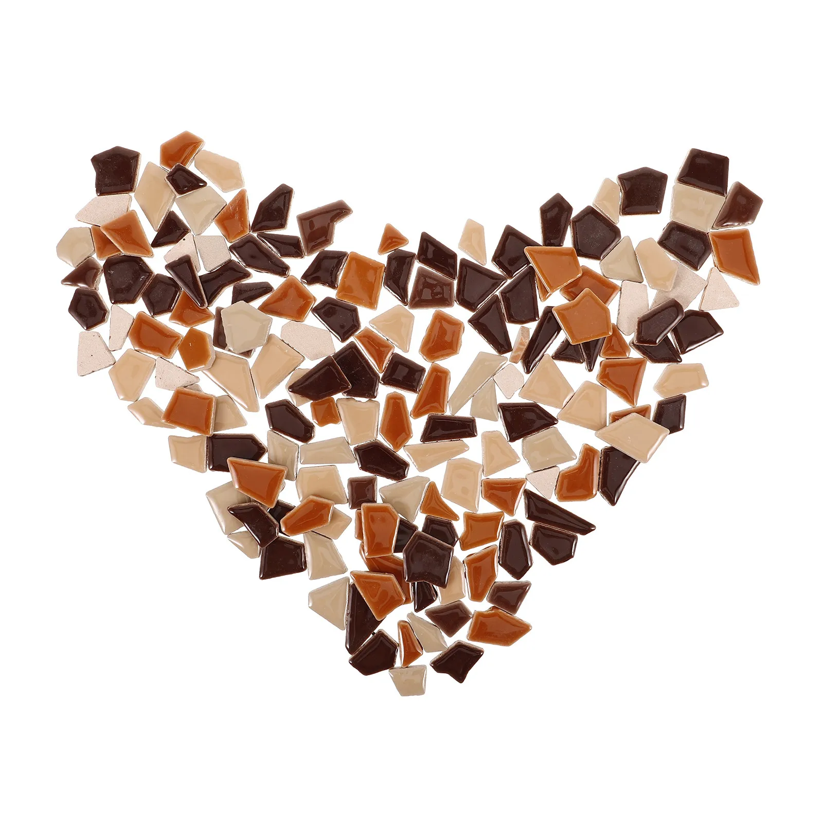1 Bag Colorful DIY Mosaic Tiles Bright Ceramic Pieces for Crafts 200G Assorted Stained Ceramic Variety Pack Tiles