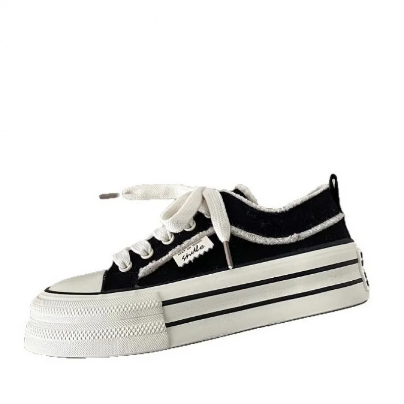 أحذية قماشية مريحة للغاية سهلة الارتداء 2025، أحذية رياضية نسائية ذات نعل سميك، أحذية كسولة بنعل ناعم، أحذية مسطحة للمشي غير رسمية #5