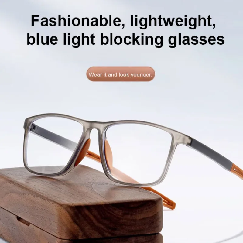 نظارات قراءة خفيفة للغاية رياضية عصرية، نظارات كبار السن عالية الدقة تحجب الضوء الأزرق، حماية مريحة للجنسين للعين، للاستخدام اليومي