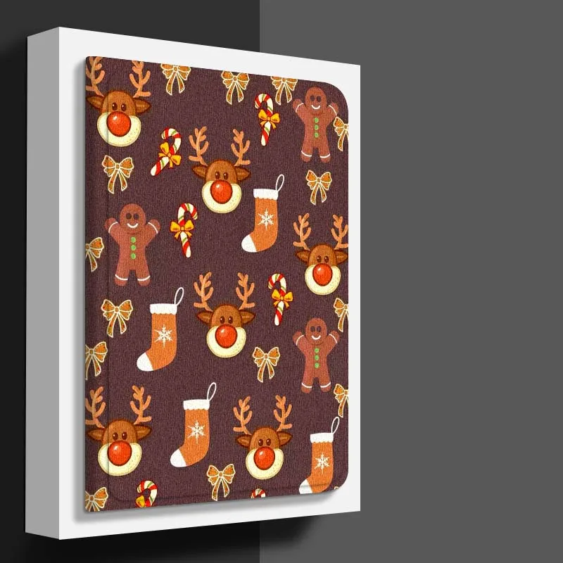 Christmas Element Design Tablet Case For Honor Tab Pad 6 7 8 9 X8 V7 V8 X9 13 X8a X9a Pro 10 Magic GT GT2 10.1 13.3 Inch