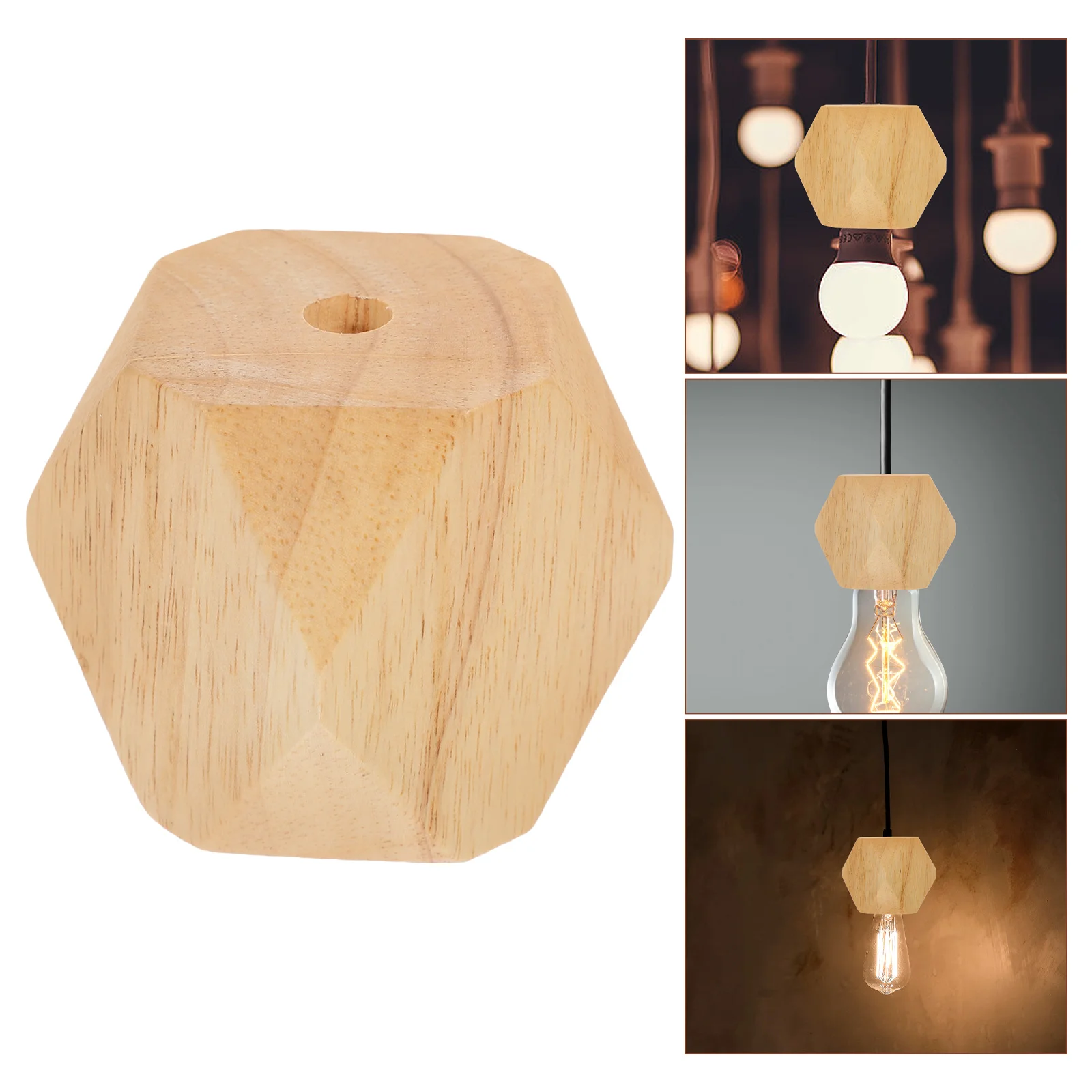 E27 خشبية مقبس الإضاءة حامل المصباح قاعدة لمبة المسمار للمصابيح المعلقة لتقوم بها بنفسك طقم مصابيح استبدال أجزاء الإضاءة الآمنة المستقرة