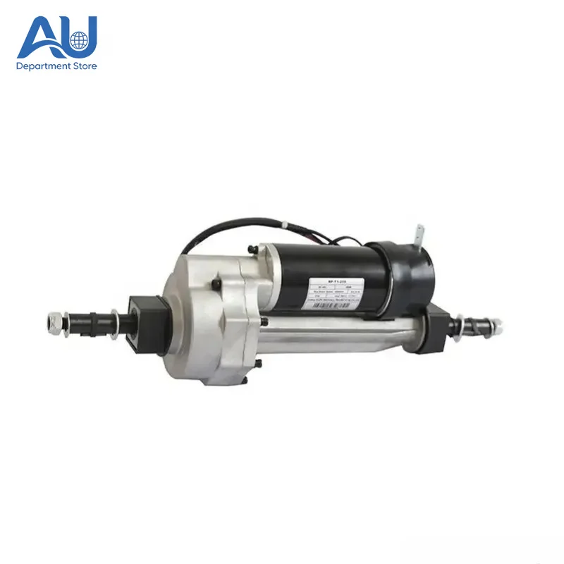250w High Torque Electric Rear Axle With Brake System for Wheelbarrow DC Gear Motor Transaxle