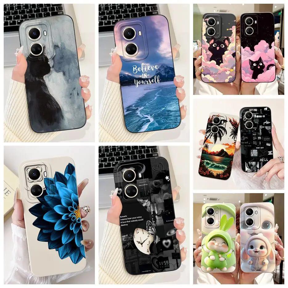 

For Huawei Nova 10 SE Case BNE-LX1 BNE-LX3 Fashion Candy Painted Cover Soft TPU Phone Case For Huawei Nova 10 Pro Nova10 SE Bags