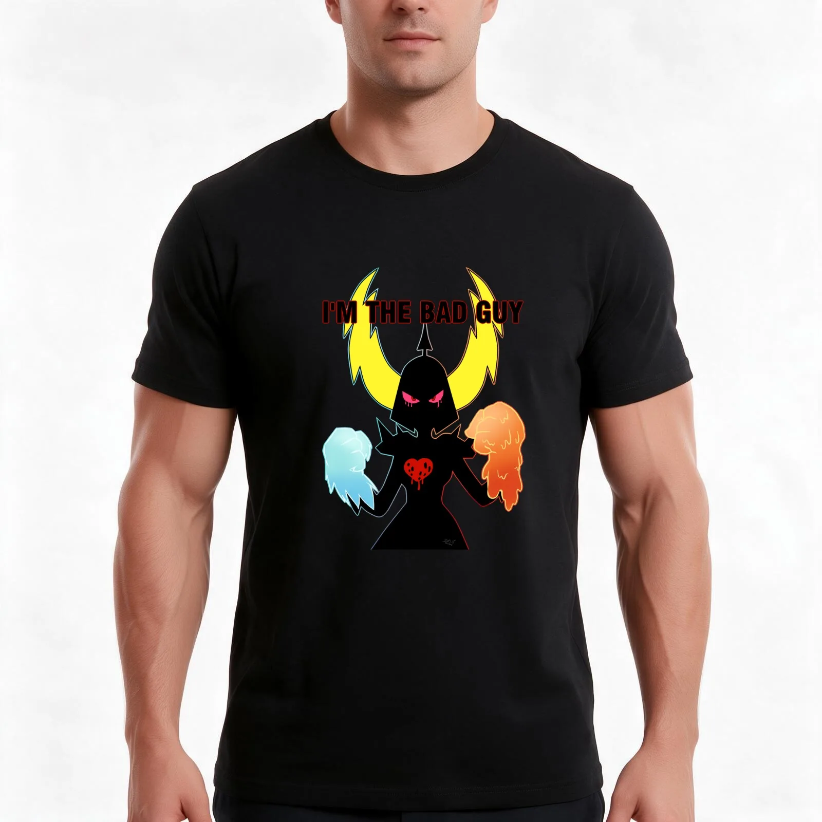 Lord Dominator T-Shirt, Summer Casual Cotton Tee, Oversized Streetwear Tops, Vintage Graphic Print, Loose Fit Short Sleeve