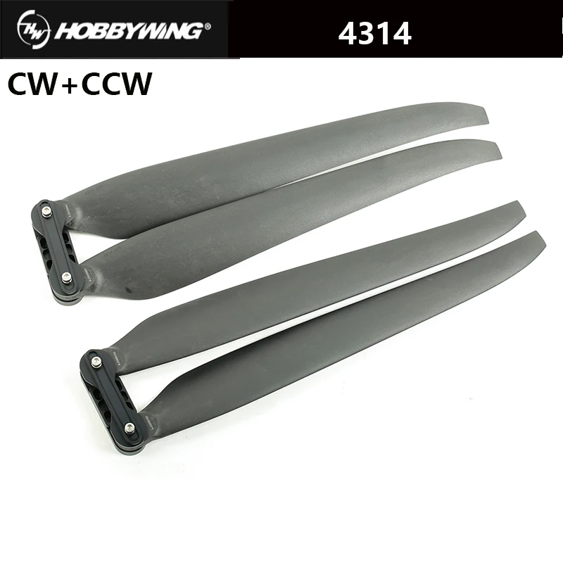 Original Hobbywing FOC Folding Carbon Fiber Plastics 4314 Propeller Blade CW CCW for X11 PLUS Motor Power System