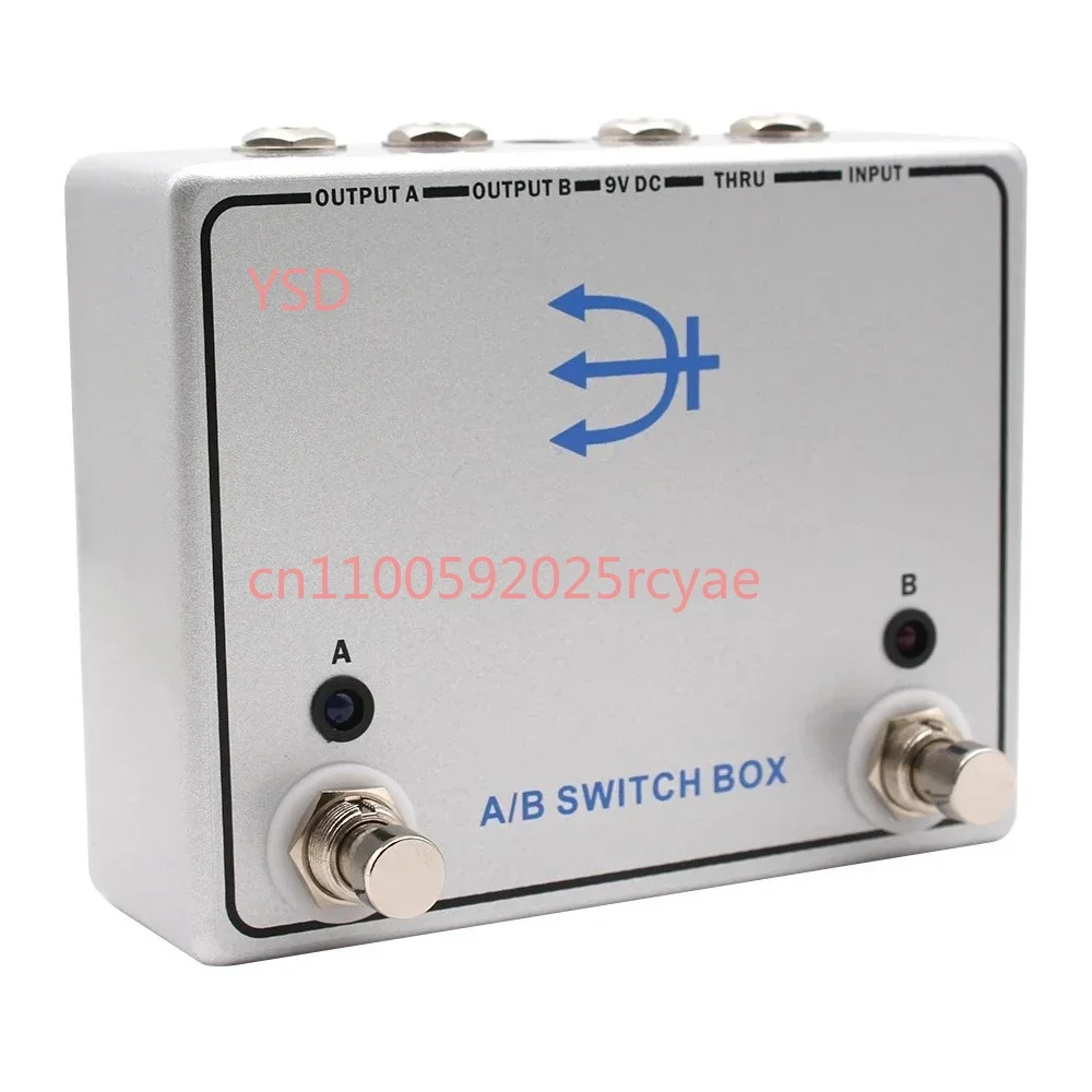 A/B SWITCH BOX Effect Channel Box Switcher Pedal Signal To Two Amp Paths Guitar Parts Guitar Effects Pedals