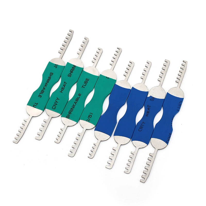 7Pcs Stainless Steel Comb Lock 7-in-1 Full Repair Tool Kit Bypass Method Lock Tools Portable Pick Combs For Firefighting