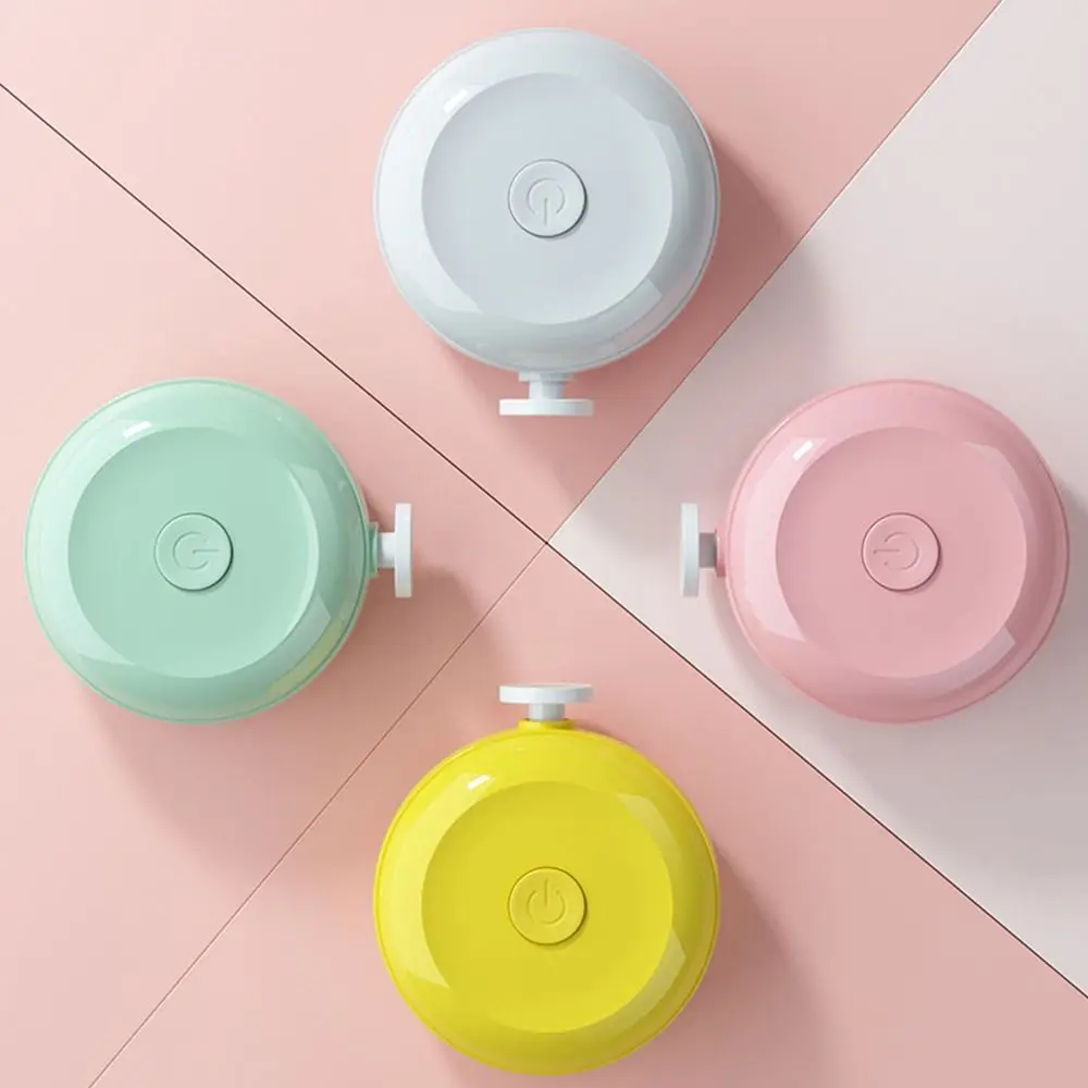 ماكينة تشذيب أظافر الأطفال الكهربائية لحديثي الولادة، آمنة 360 درجة °   مطحنة أظافر دوارة للأطفال، 6 رؤوس لطحن، مقص أظافر صامت هدية