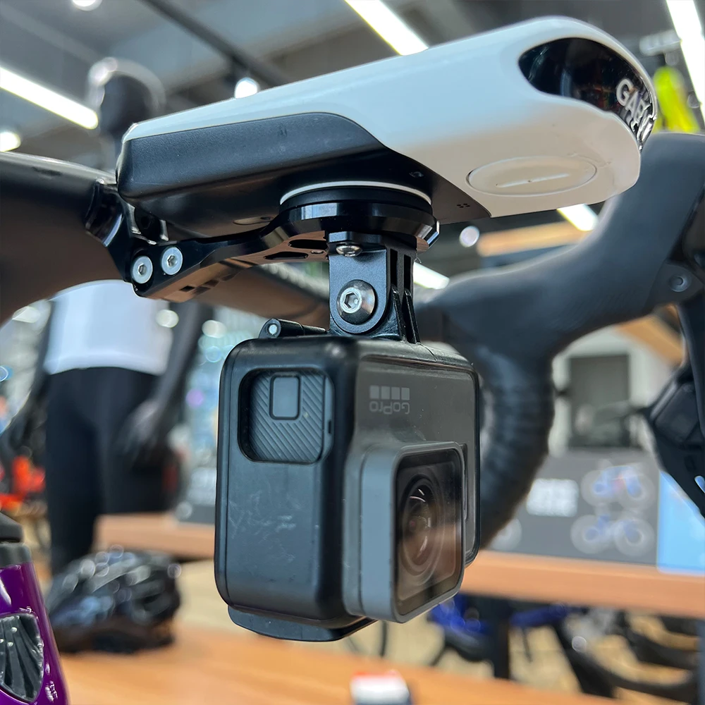 2023 Trek New Madone Integrated Handlebar Garmin Wahoo Bryton Stages Gopro Camera Headlight Combo Mount Holder Bracket Support