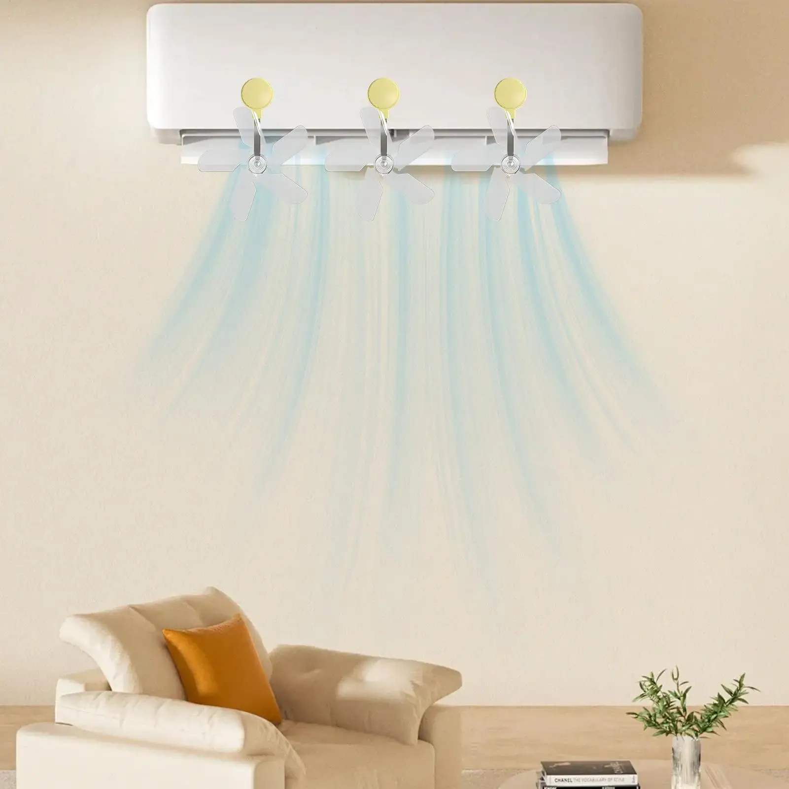 

Дефлектор оконного кондиционера, защита от прямого обдува на присоске, ветрозащитная направляющая, вентилятор, 3-х частей, перегородка, направляющая для охлаждения