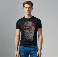 Diamond Plein ali brand Casual Fashion Rhinestones designer T-shirt
