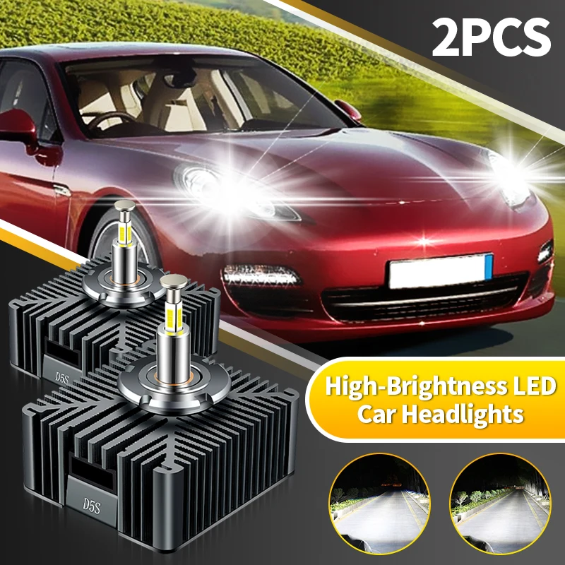 

2PCS 360 D1S Led D3S Car Headlights HID D1S D3S D1R D3R D Series HID Lights Canbus CSP Mini 1:1 Led Lights 70W 6000K Auto Lamps