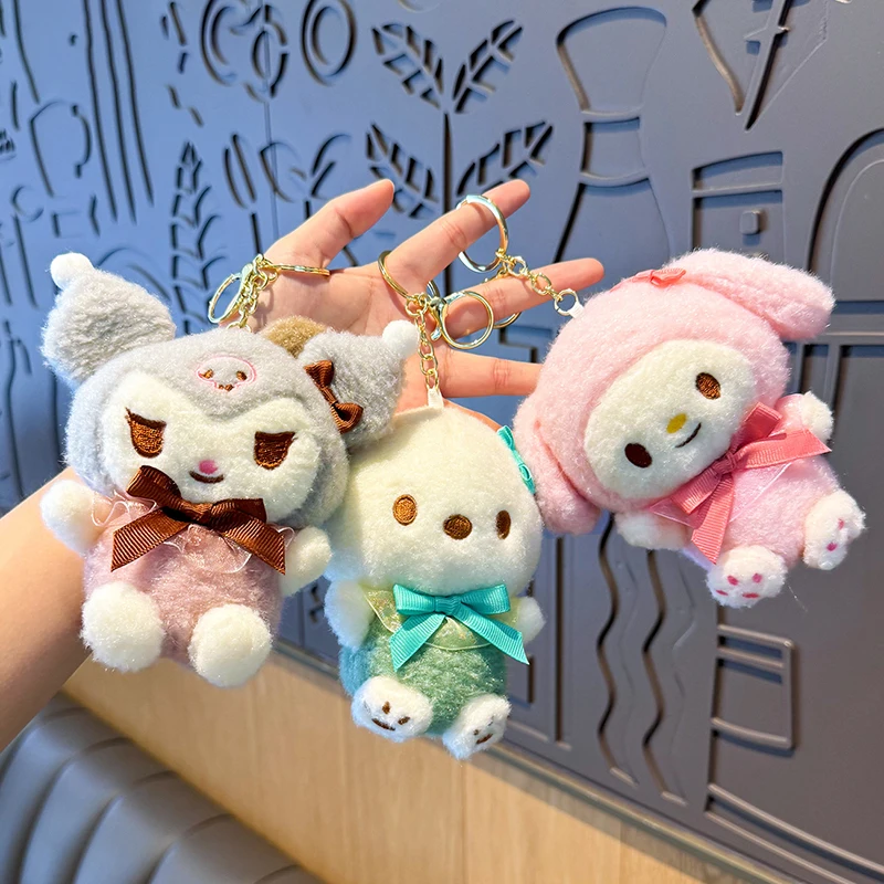 

Sanrio милые плюшевые брелоки подвесные игрушки в стиле Hello Kitty Disney Pokemon Kuromi плюшевая кукла детский подарок