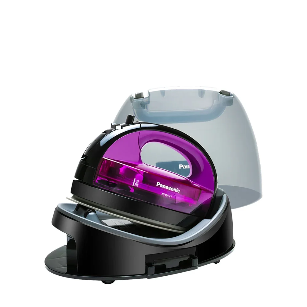Panasonic Cordless Steam Iron Handheld 3-speed Adjustable Ironing Machine Portable Ceramic Bottom Plate 1300W Fabric Steamer