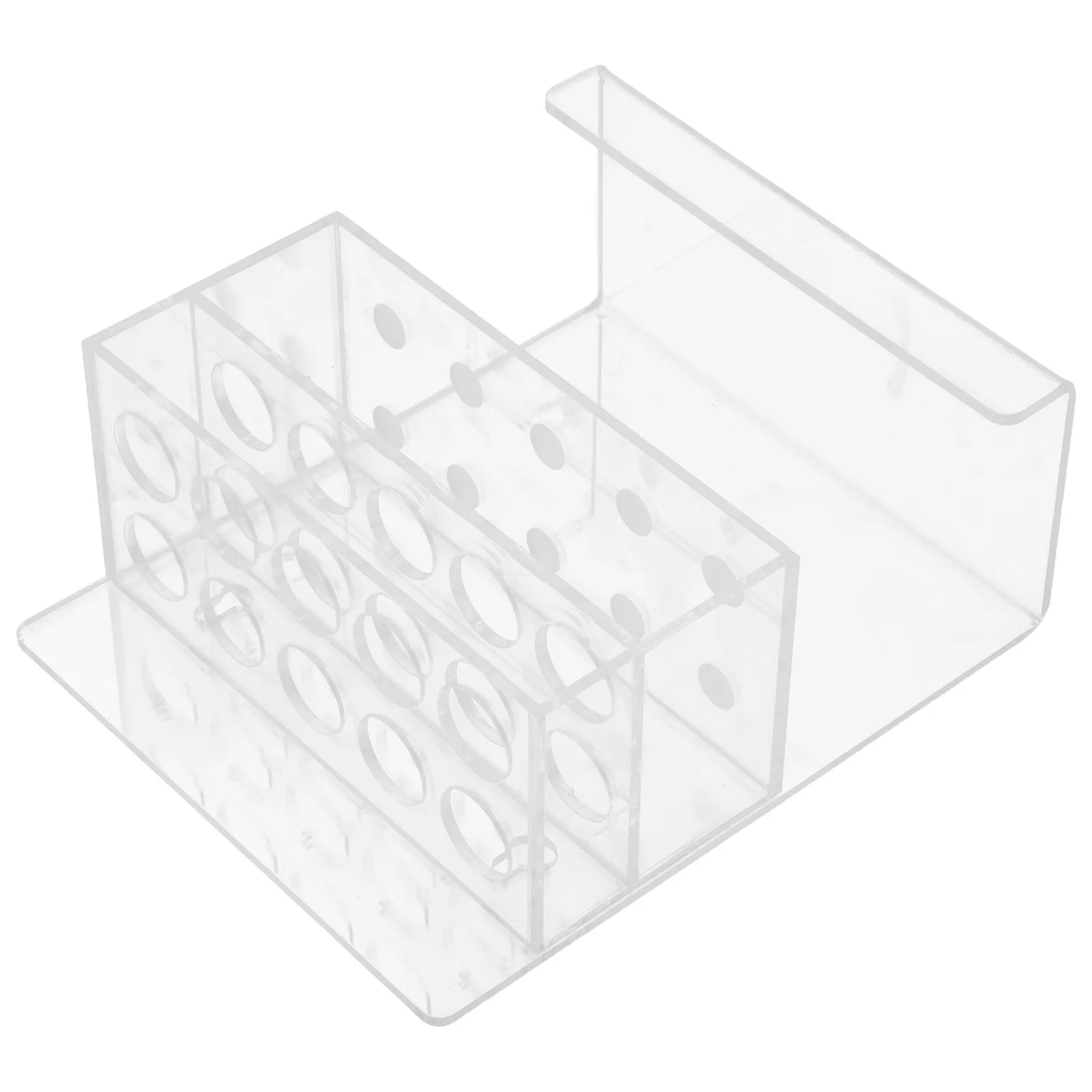 Acrylic Dry Erase Marker Holder – Transparent Pen Display Stand for Whiteboard, Office & Classroom Desk Organizer