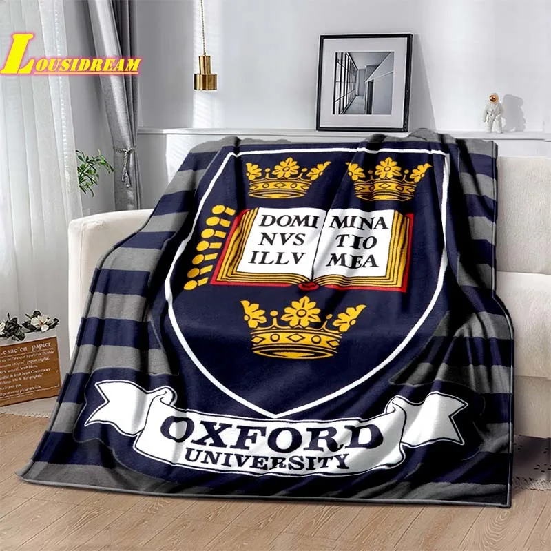 Couverture portable avec logo d'université de renommée mondiale, confortable, chaud, 2006, maison, bureau, voyage, voiture, cadeau d'anniversaire