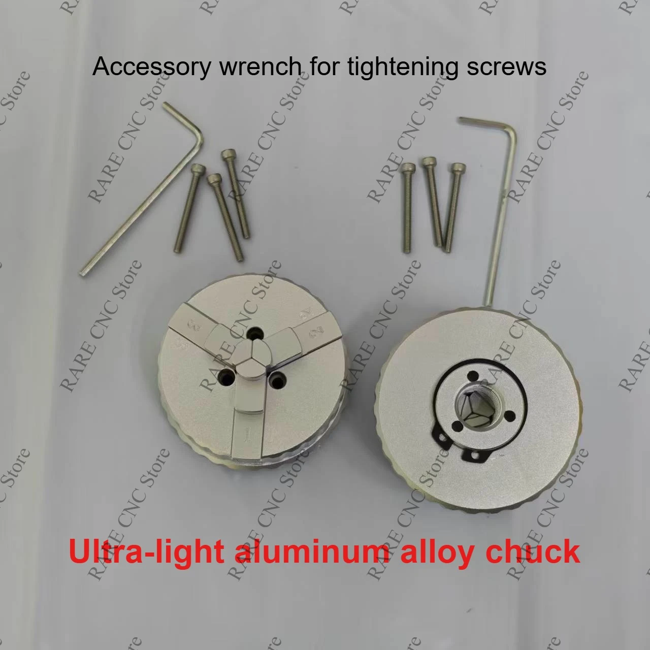 Three-Jaw Vise Chuck Mini Bench Clamp High-Precision Aluminum for Drilling Watch Repair & Small Pendulum Clock Repair Caliper