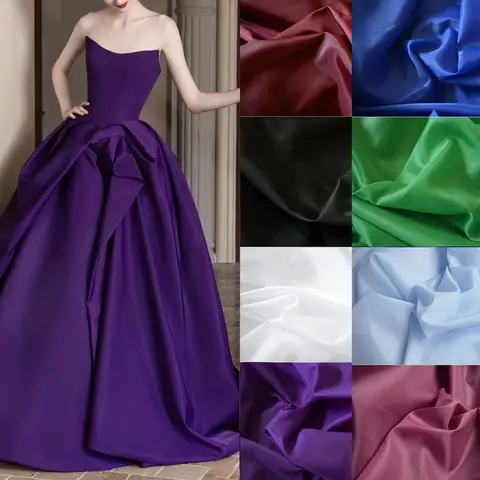 purple blue Polyester thin Memory Taffeta Fabric Umbrella Cloth Handmade Fabric Clothing bag inside cloth Wedding dress fabric