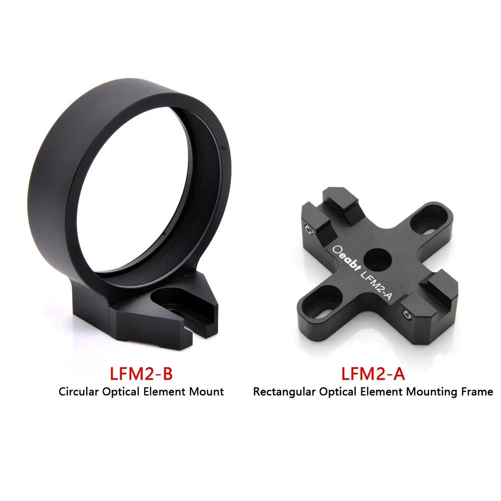 LFM Series  Rectangular Filter Mount Cage Cube Optic Mount with SM2 Threaded Bore 60mm Coaxial Cube Accessories Filter Holder