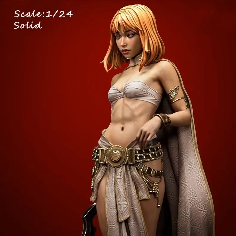 1/8 1/9 1/10 1/12 1/18 Valkyries Brynhild Greek Mythology Models Uncolored DIY Coloring Self-assembly Miniatures Figurines Gifts