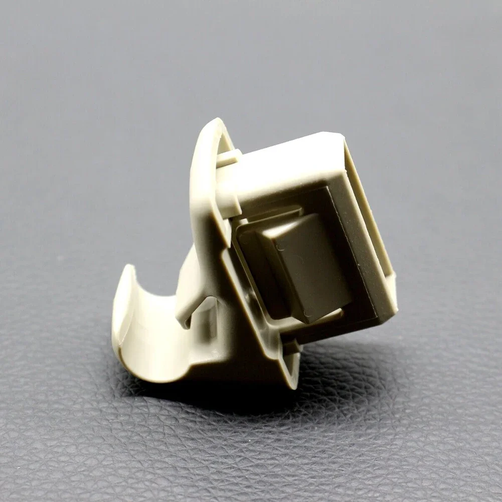 Sun Visor Hook Sun Visor Clip Sun Visor Holder Beige MR654343 Reliable Stable Perfect Match Simple Installation