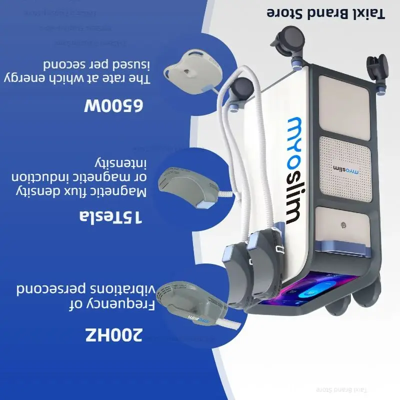 

Myoslim 6500W Новая RF-машина для коррекции фигуры, технология удаления жира и стимуляции мышц, вертикальная модель