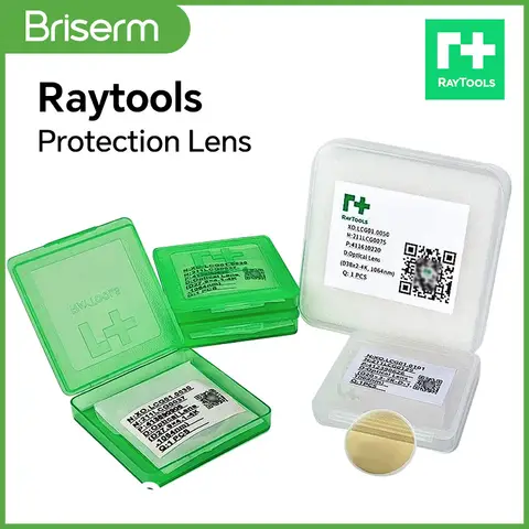 Raytools 섬유 레이저 렌즈 27.9x4.1 37x7 30x5 Raytools 레이저 헤드 용 보호 렌즈 BM111 BM110 레이저 절단기 렌즈
