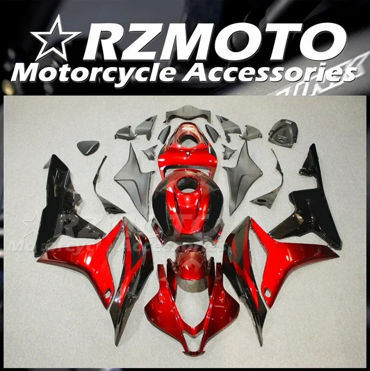 

4Gifts Injection Mold New ABS Motorcycle Fairings Kit Fit For HONDA CBR600RR F5 2007 2008 07 08 Bodywork Set Custom Red Black FR