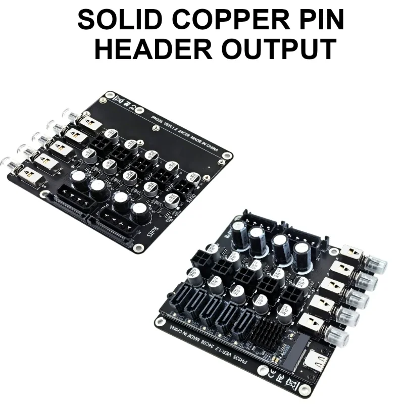 Double 15Pin 4Pin Power Control Switching Module For Multiple Computer Setups With Independent Indicators