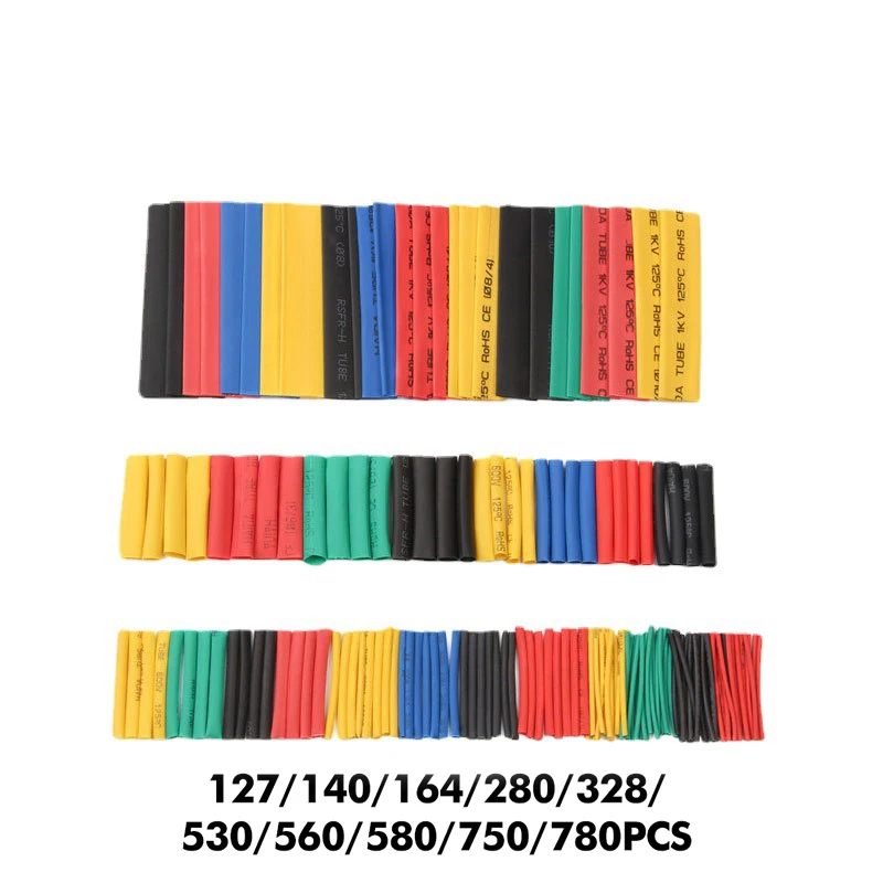 piastra isolante elettrico Heat Shrink Tube Tubing Wrap Sleeve Assorted Mixed Color