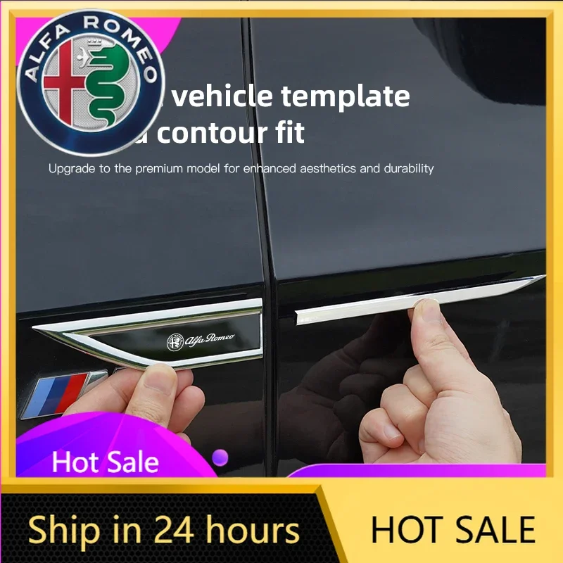

Car Stickers For Alfa Romeo Metal Car Stickers Car Badge Side Door Fender Sticker Auto Decorations Accessorie For Alfa Romeo 4C