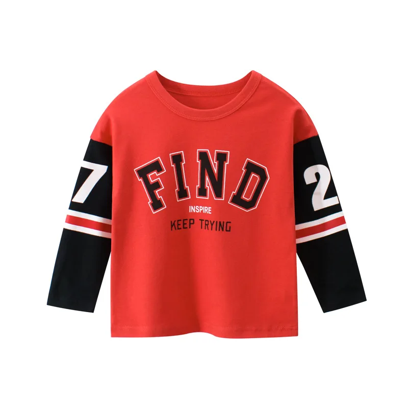 Children's clothing autumn new product boys long sleeved t-shirt children's bottom shirt