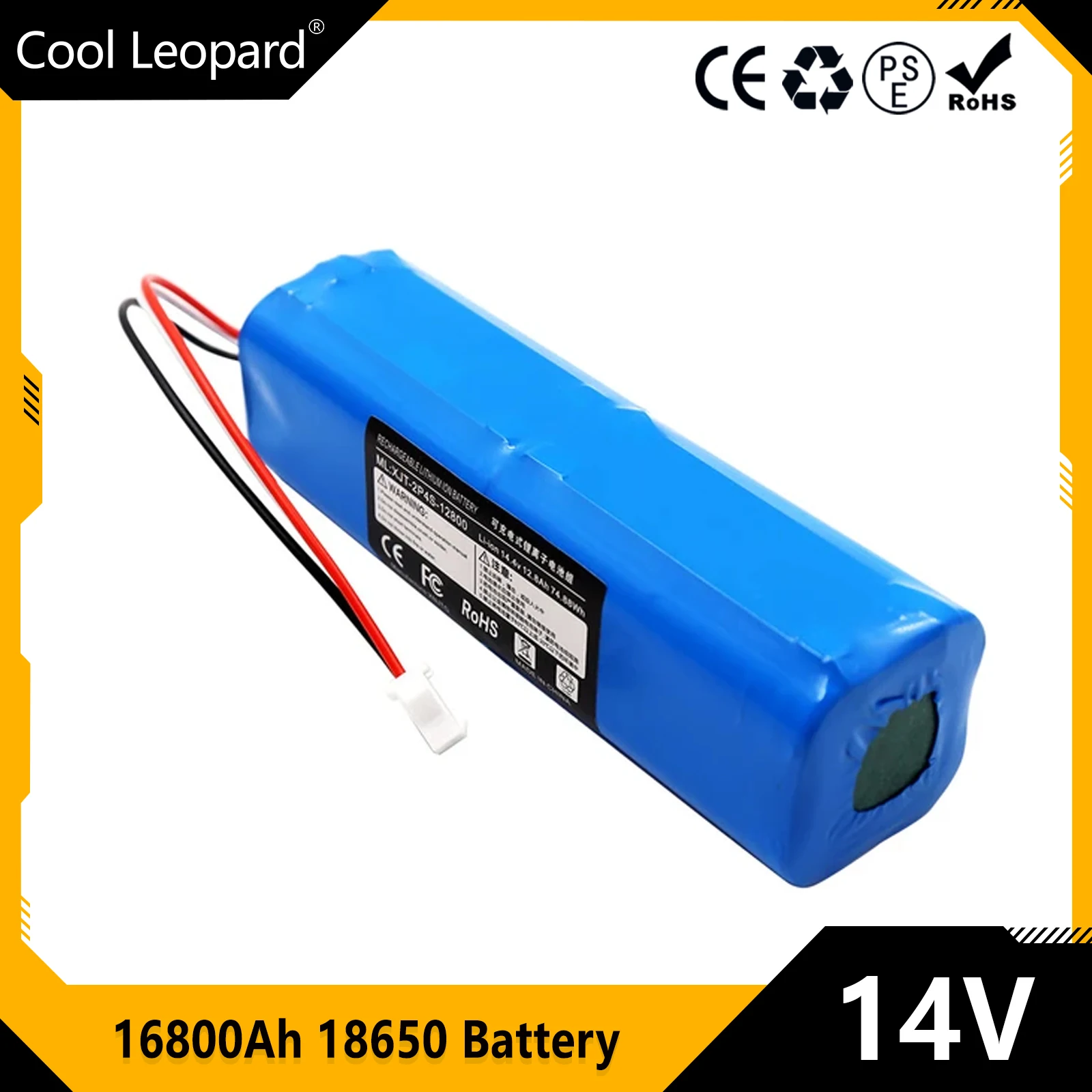 Cool Leopard 14.4V 16800mAh Original Rechargeable Li-ion Battery for neabot Robotic vacuum cleaner Q11 Replace accessories