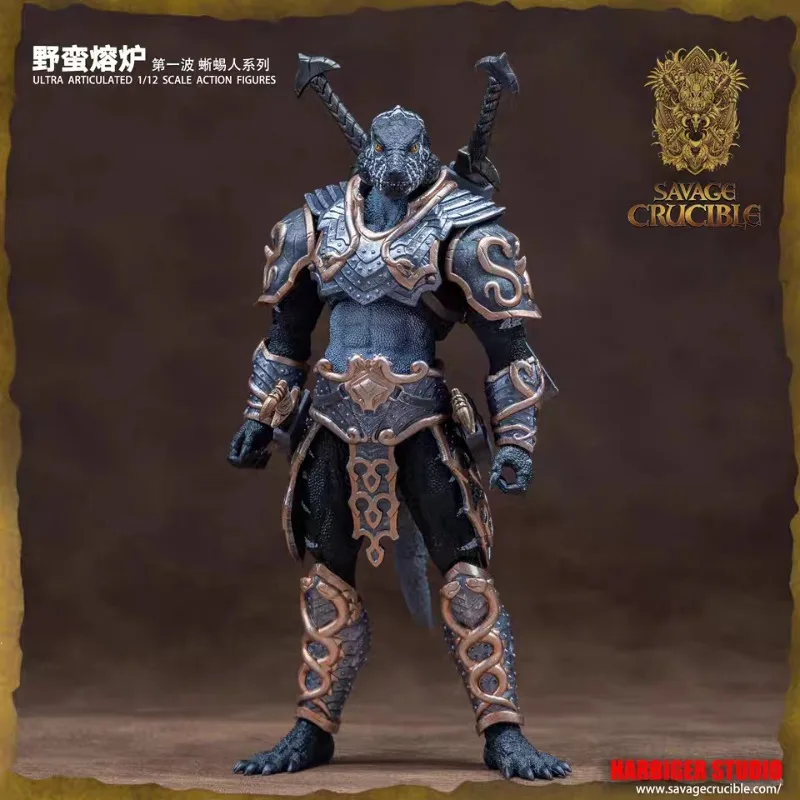 HS Studio Original Savage Furnace Predator Lizard Man Series Mobile 1/12 Handmade Star Toy Gift Collection in Stock