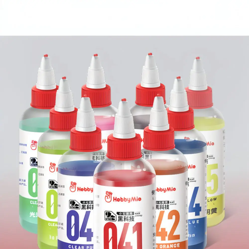 For MiaoJiang Hobby Transparent Series Model Airbrush Paint 100ml Ready To Use Fluid For Plastic Scale Modeling