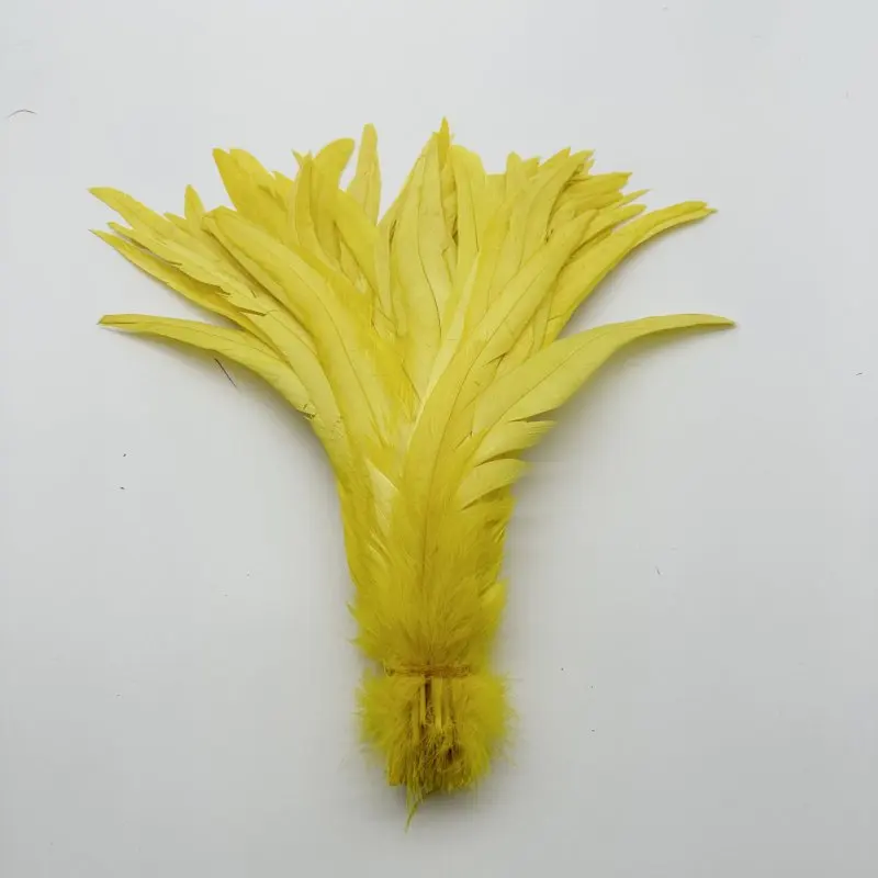 Plume de queue de coq 25-40CM, 100 pièces, accessoires de bijoux pour vêtements, fournitures de fête de mariage, spectacle de danse, carnaval
