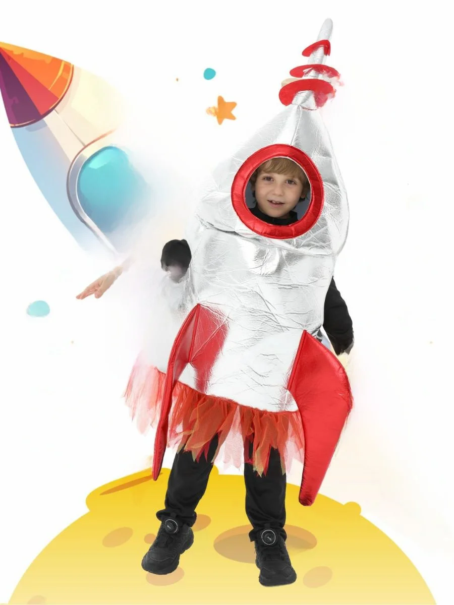 Neues Halloween Red Roet Performance-Kostüm für Kinder, Schule, Par, Festival, Performance-Kleidung, Polyester-Triacetatfaser