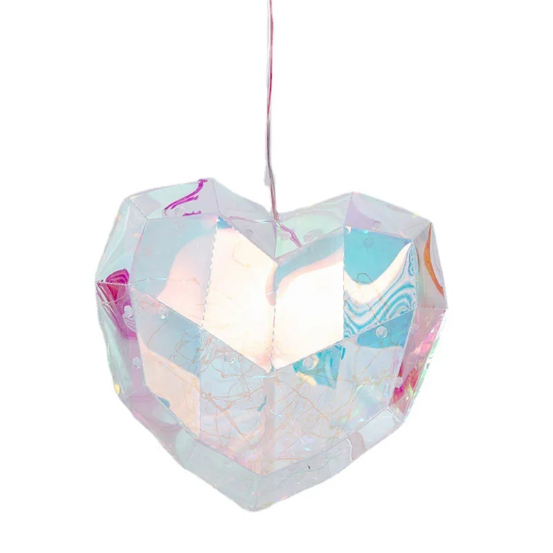 Heart Night Light for Kids, USB Illusion Night Lamp Gifts for Children Boy Girls