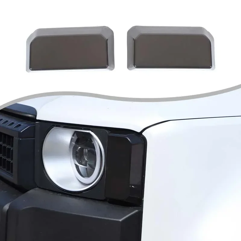 For Toyota Land Cruiser Prado 250 LC250 2024+ABS Car Headlight Turn Signal Brake Light Tail Light Cover Sticker Car Accessorie
