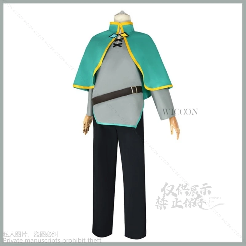 Anime - An Explosion On This Wonderful World! Satou Kazuma Cosplay Costume Wig Combat Uniform Cloak Man Carnival Suit