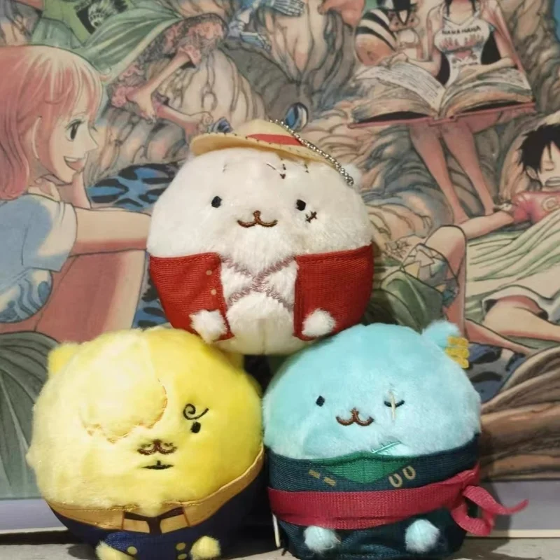 

In Stock Stuffed Anime One Piece Plush Dolls 10cm Shankusu Donquixote Doflamingo Corazon Marco Backpack Pendant Toys Gifts