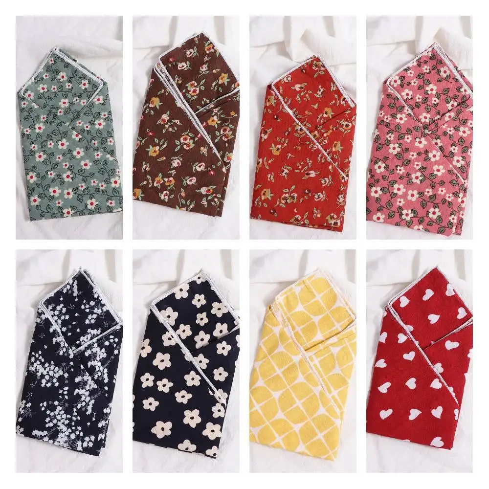 Clothing Accessories Printing Tie Female Shawl Wraps Flower Printed Scarf Korean Style Scarves Small Square Scarf Silk Scarf