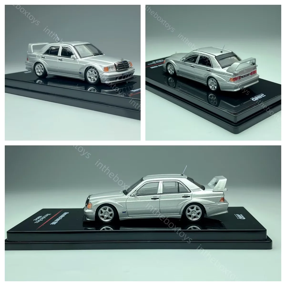 INNO Models 1:64 MB 190E Silver IN64-190E-SIL Limited Alloy INNO64