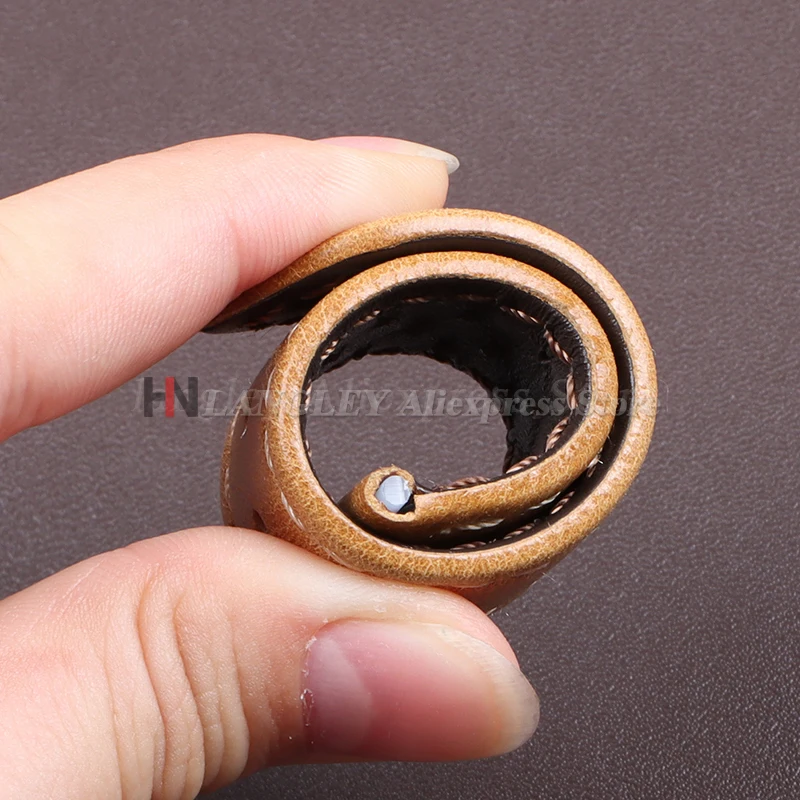 Correa de cuero de vaca genuino, pulsera Retro suave y transpirable para Samsung Galaxy Watch 7 6 5 4 para pulsera Seiko de 18mm, 20mm y 22mm